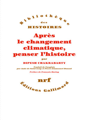 cover image of Après le changement climatique, penser l'histoire